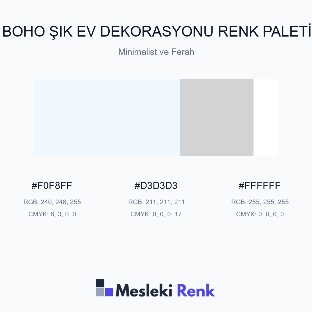 Boho Şık Ev Dekorasyonu Minimalist ve Ferah Renk Paleti