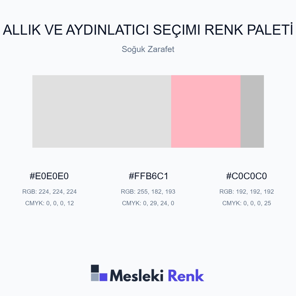 Allık ve Aydınlatıcı Seçimi Soğuk Zarafet Renk Paleti