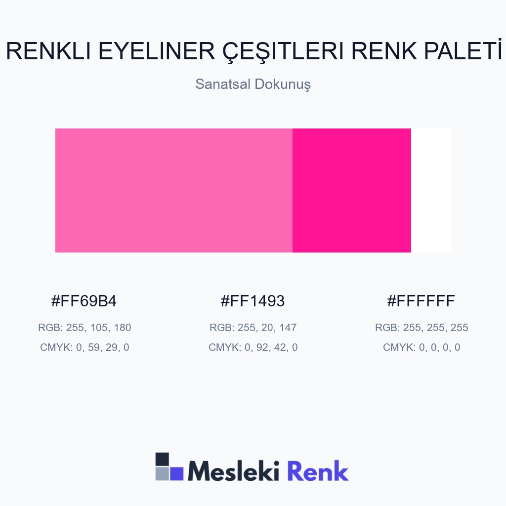 Renkli Eyeliner Çeşitleri Sanatsal Dokunuş Renk Paleti