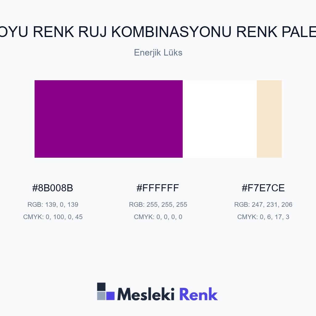 Koyu Renk Ruj Kombinasyonu Enerjik Lüks Renk Paleti