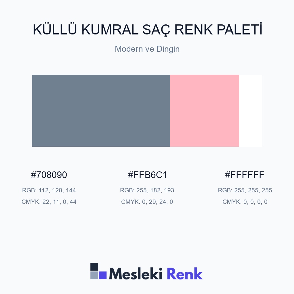 Küllü Kumral Saç Modern ve Dingin Renk Paleti