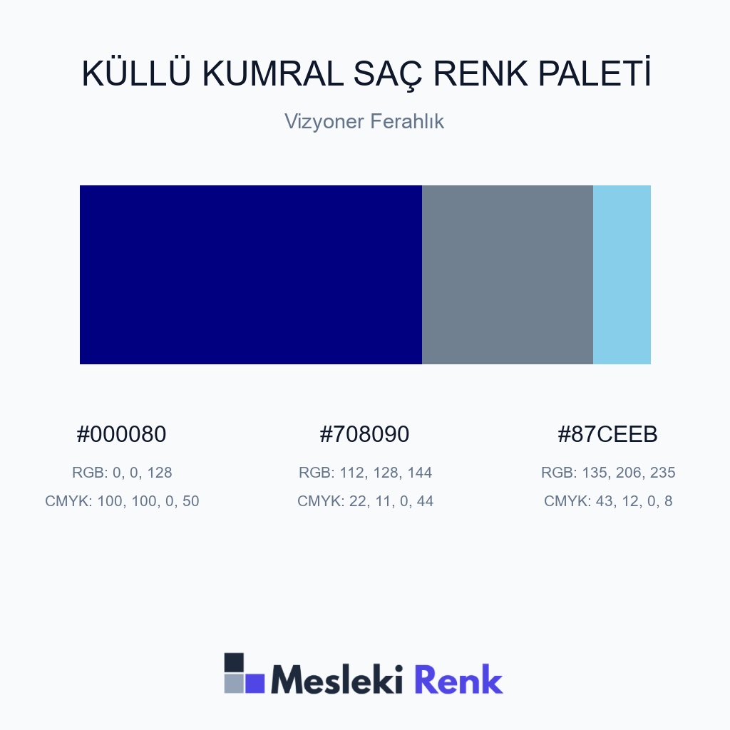 Küllü Kumral Saç Vizyoner Ferahlık Renk Paleti