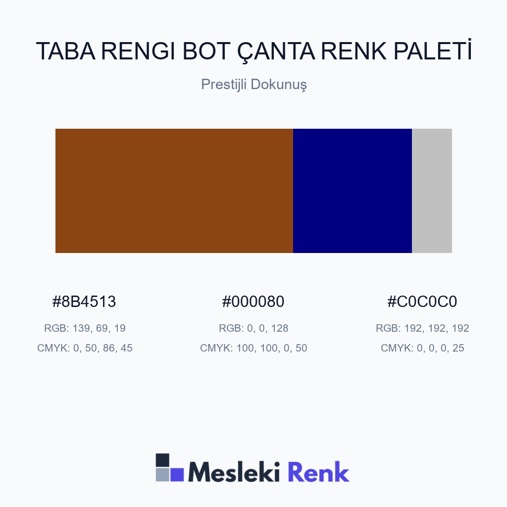 Taba Rengi Bot Çanta Prestijli Dokunuş Renk Paleti