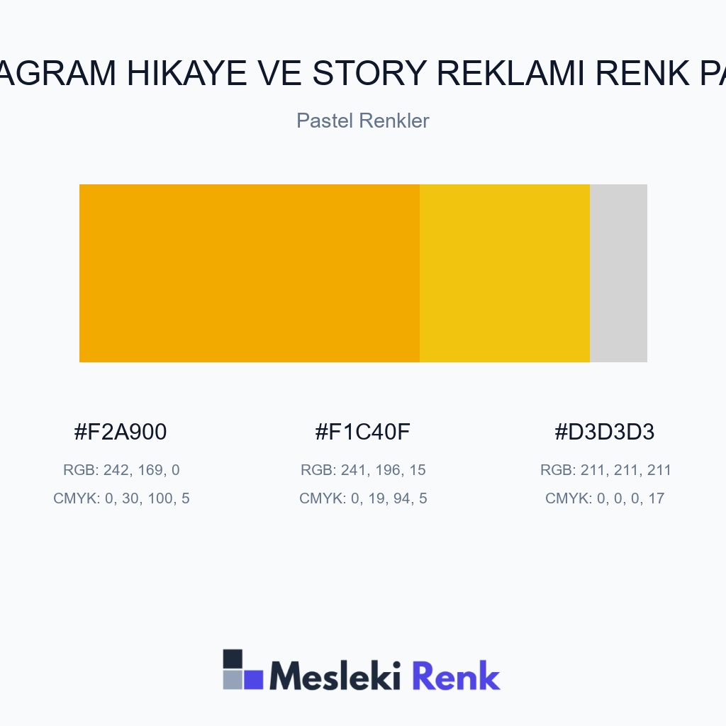 Instagram Hikaye ve Story Reklamı Pastel Renkler Renk Paleti
