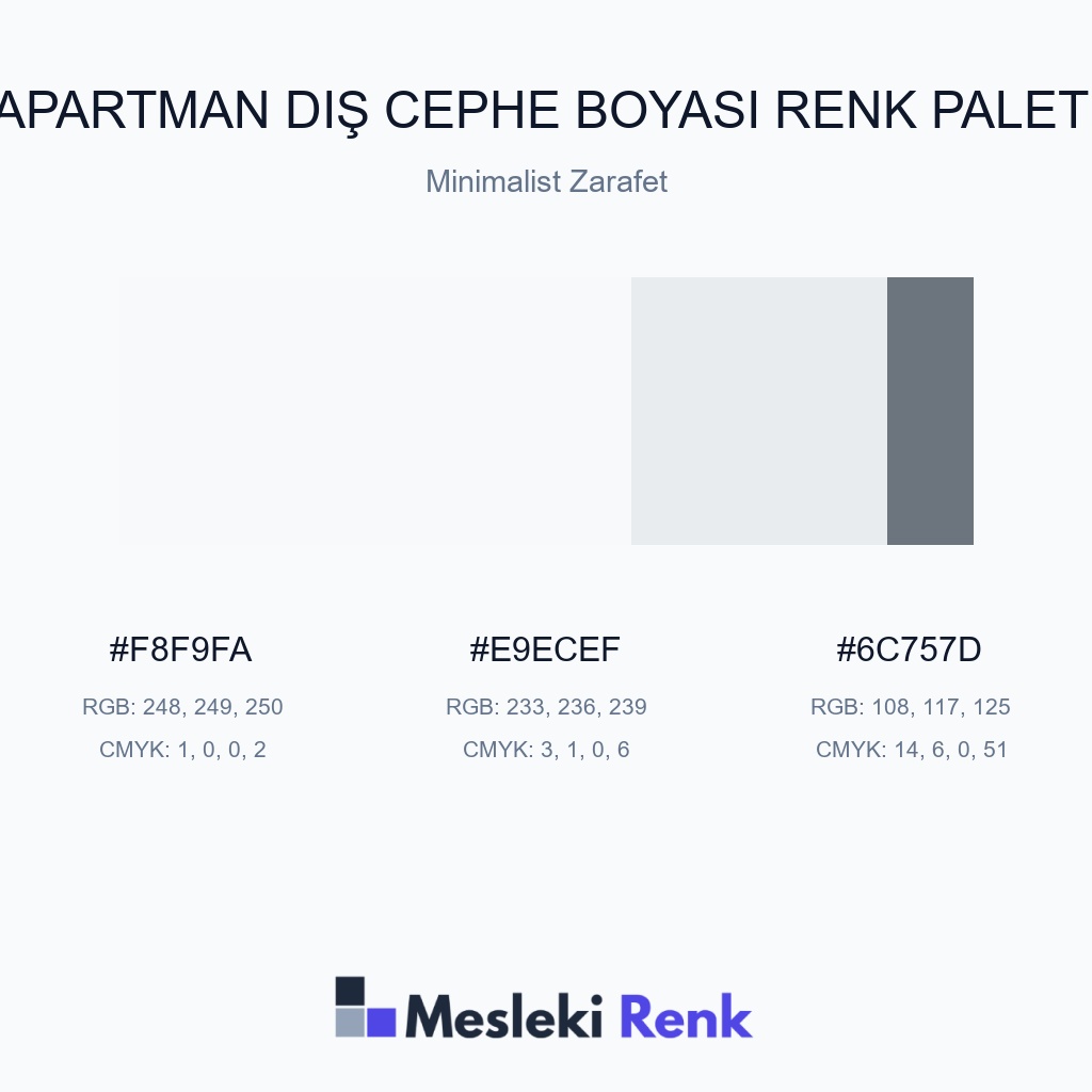 Apartman Dış Cephe Boyası Minimalist Zarafet Renk Paleti