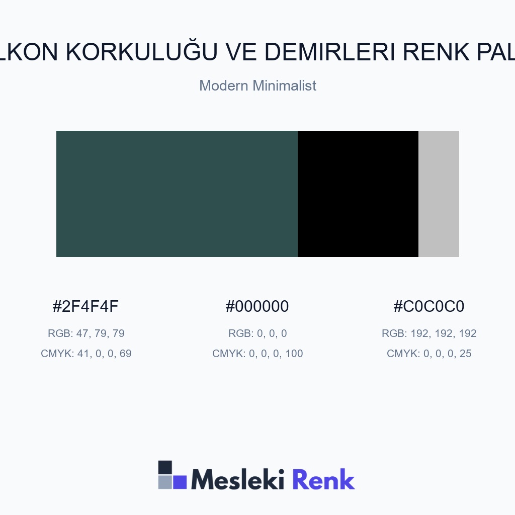 Balkon Korkuluğu ve Demirleri Modern Minimalist Renk Paleti