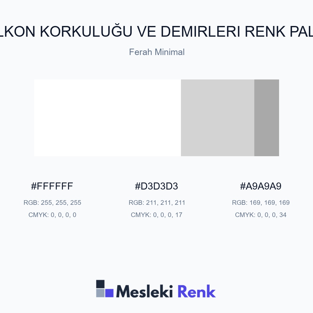 Balkon Korkuluğu ve Demirleri Ferah Minimal Renk Paleti