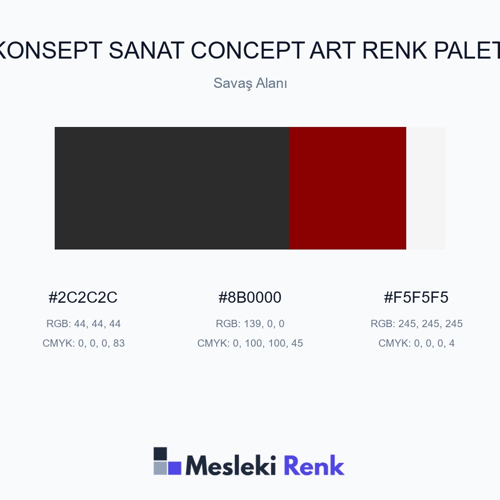 Konsept Sanat Concept Art Savaş Alanı Renk Paleti