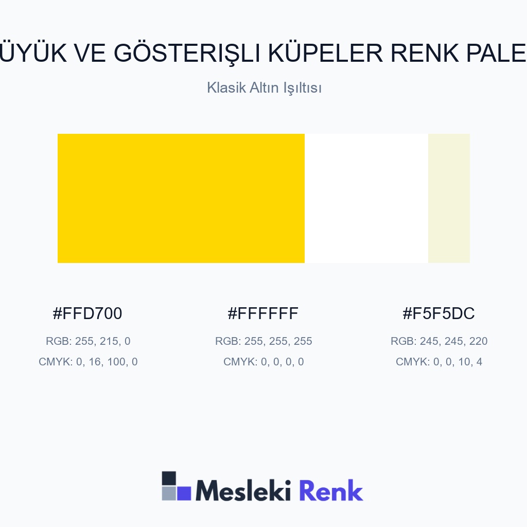 Büyük ve Gösterişli Küpeler Klasik Altın Işıltısı Renk Paleti