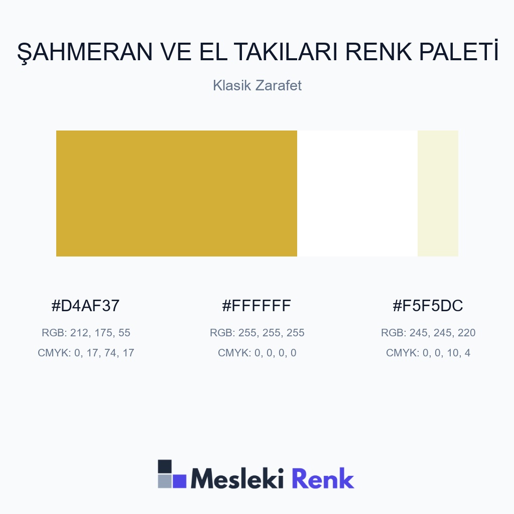 Şahmeran ve El Takıları Klasik Zarafet Renk Paleti