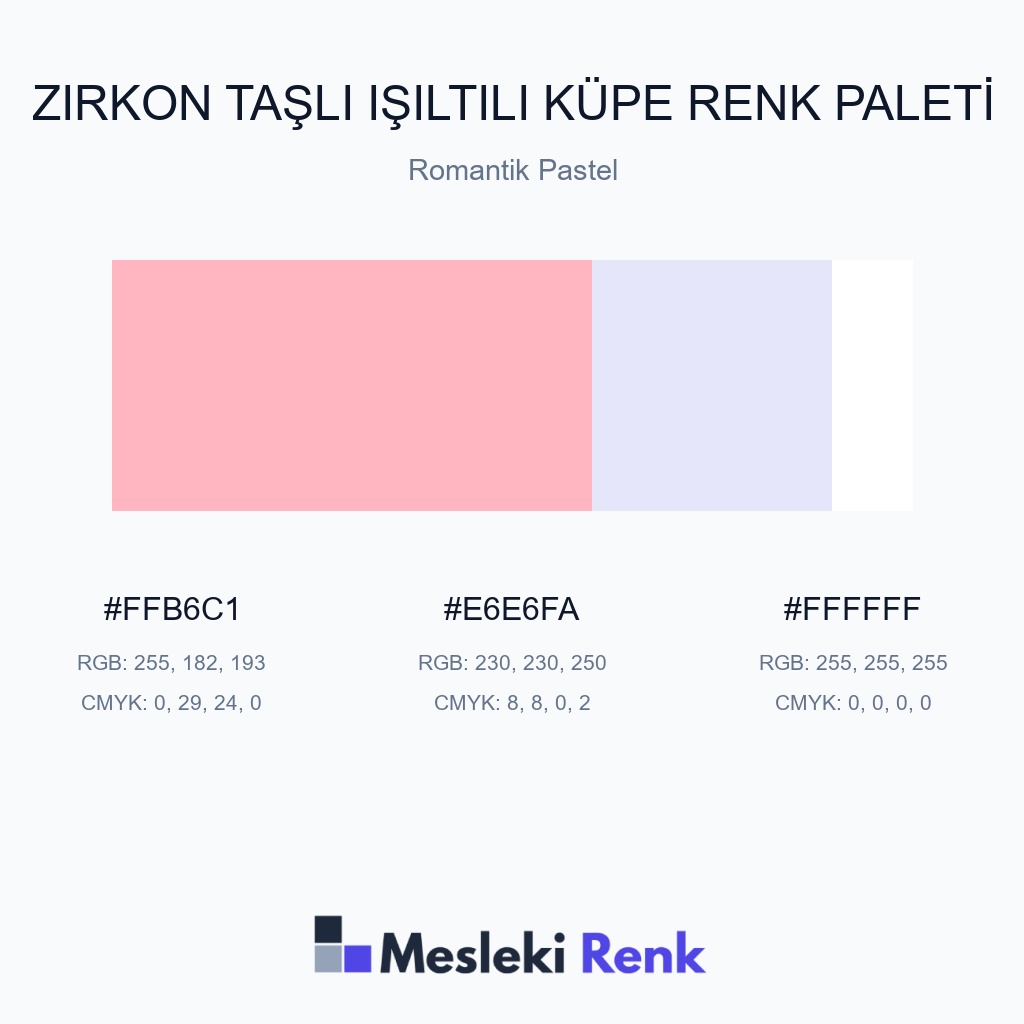 Zirkon Taşlı Işıltılı Küpe Romantik Pastel Renk Paleti