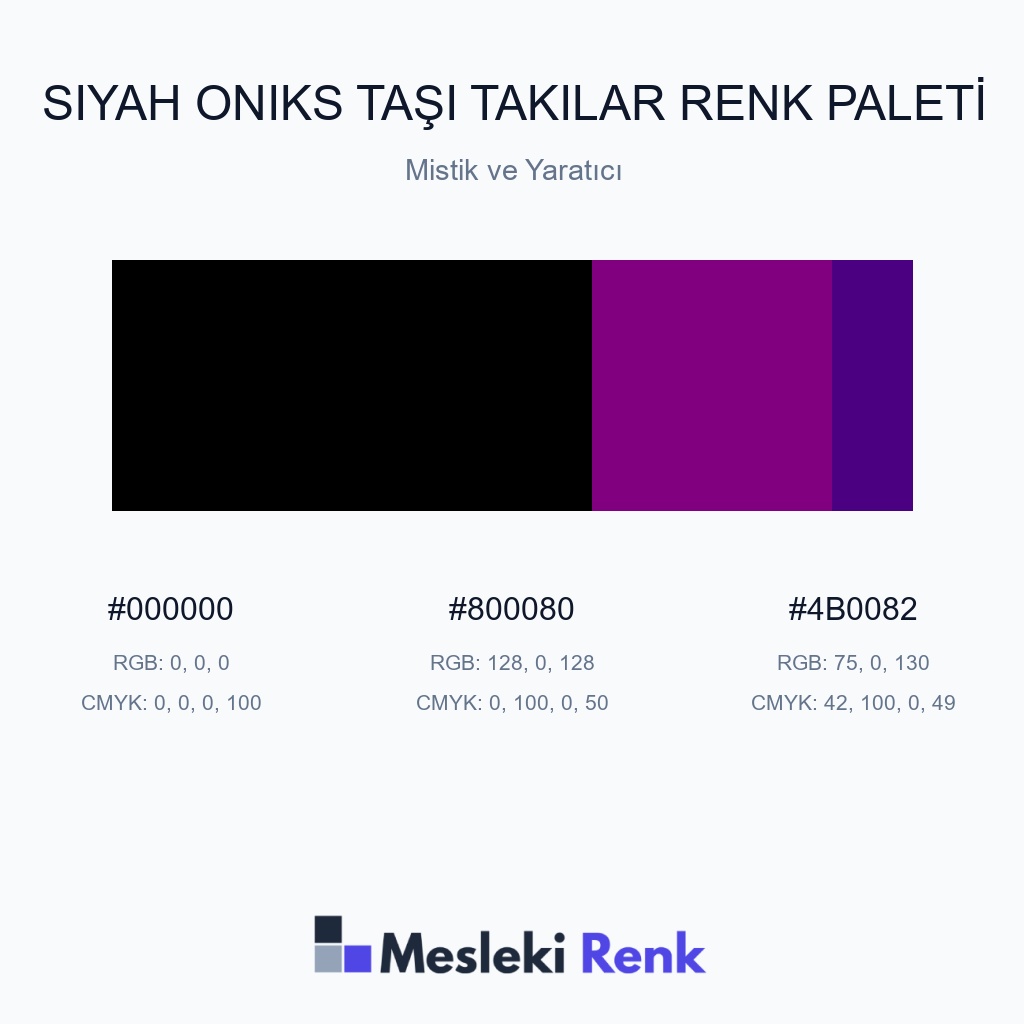 Siyah Oniks Taşı Takılar Mistik ve Yaratıcı Renk Paleti