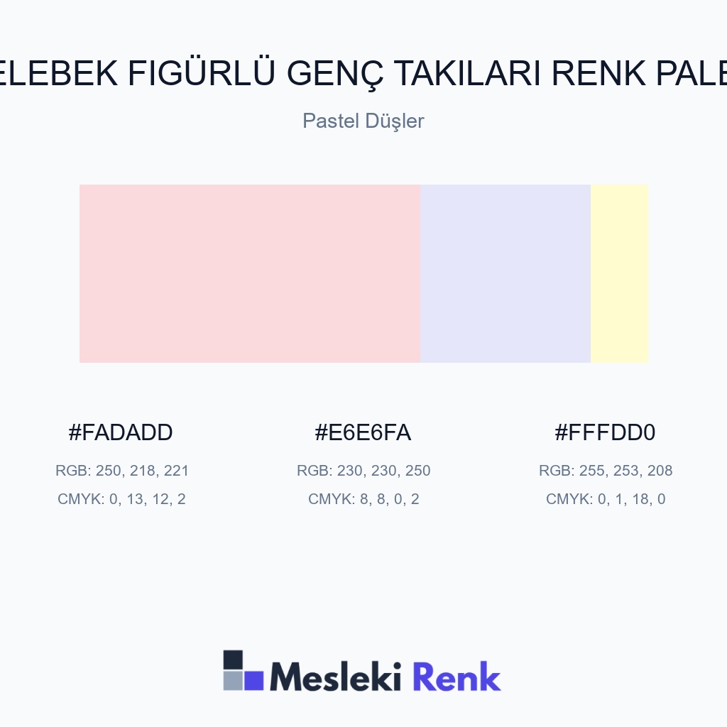 Kelebek Figürlü Genç Takıları Pastel Düşler Renk Paleti