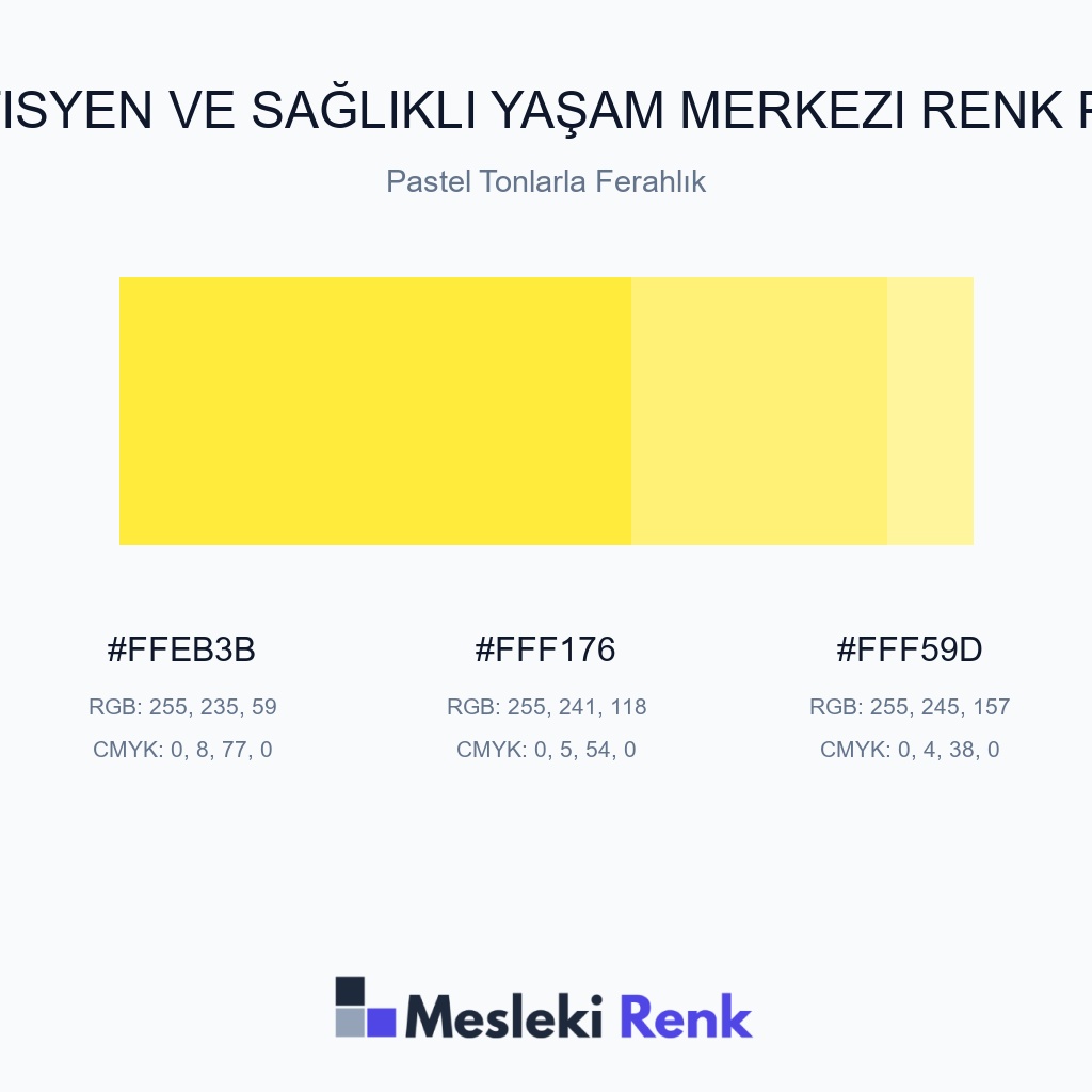Diyetisyen ve Sağlıklı Yaşam Merkezi Pastel Tonlarla Ferahlık Renk Paleti