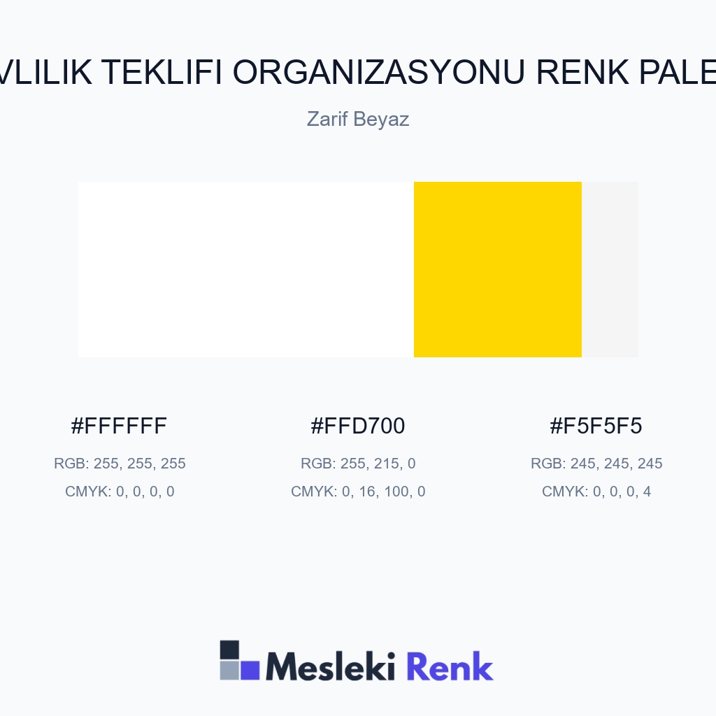 Evlilik Teklifi Organizasyonu Zarif Beyaz Renk Paleti