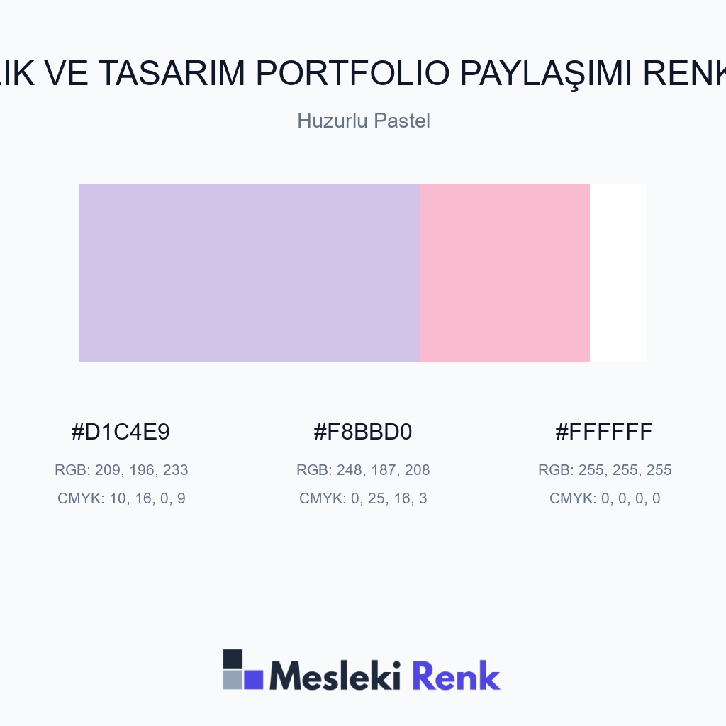 Mimarlık ve Tasarım Portfolio Paylaşımı Huzurlu Pastel Renk Paleti