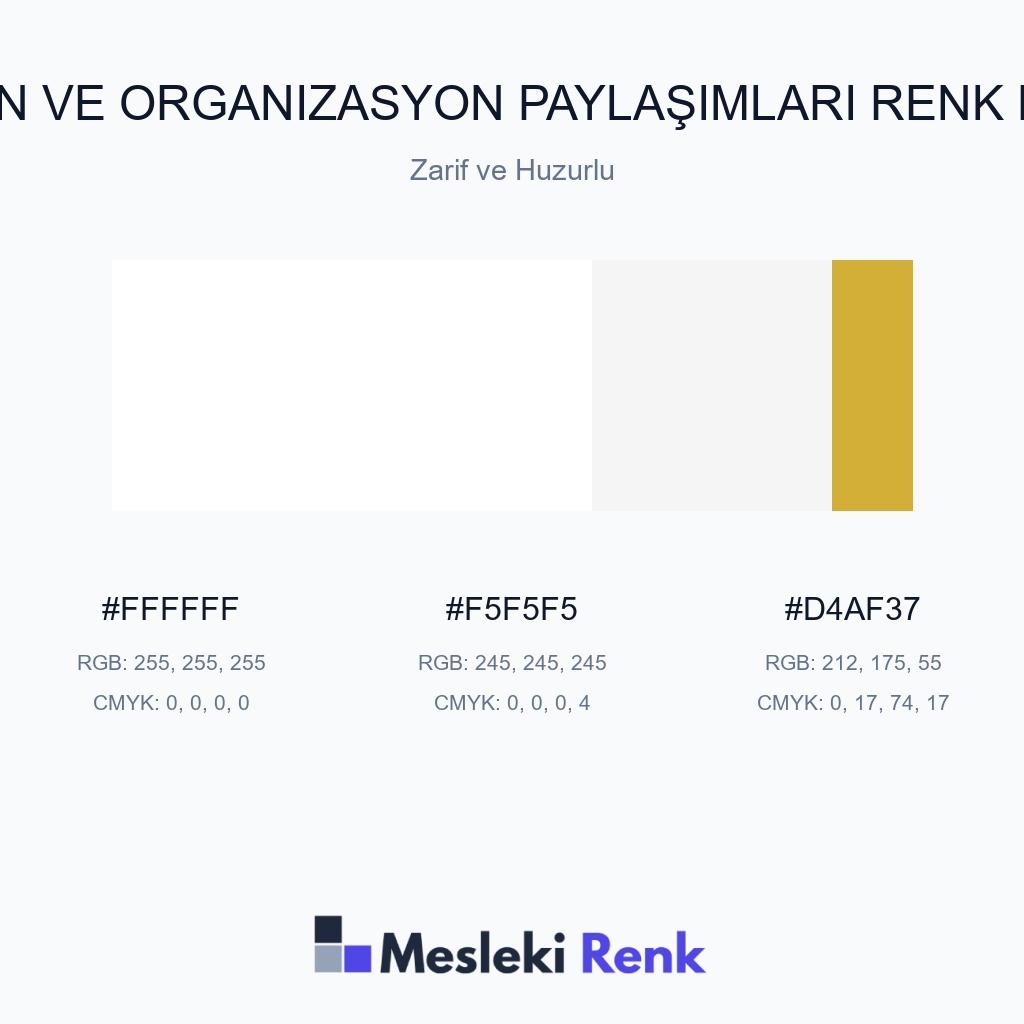 Düğün ve Organizasyon Paylaşımları Zarif ve Huzurlu Renk Paleti