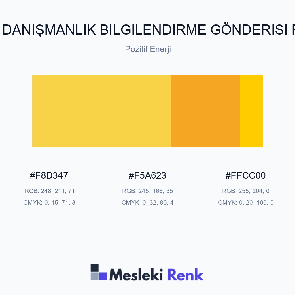Sigorta ve Danışmanlık Bilgilendirme Gönderisi Pozitif Enerji Renk Paleti