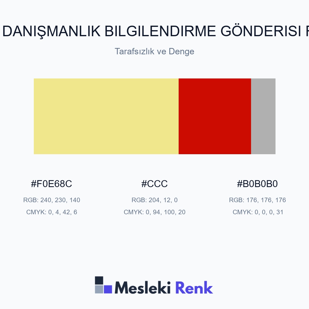 Sigorta ve Danışmanlık Bilgilendirme Gönderisi Tarafsızlık ve Denge Renk Paleti
