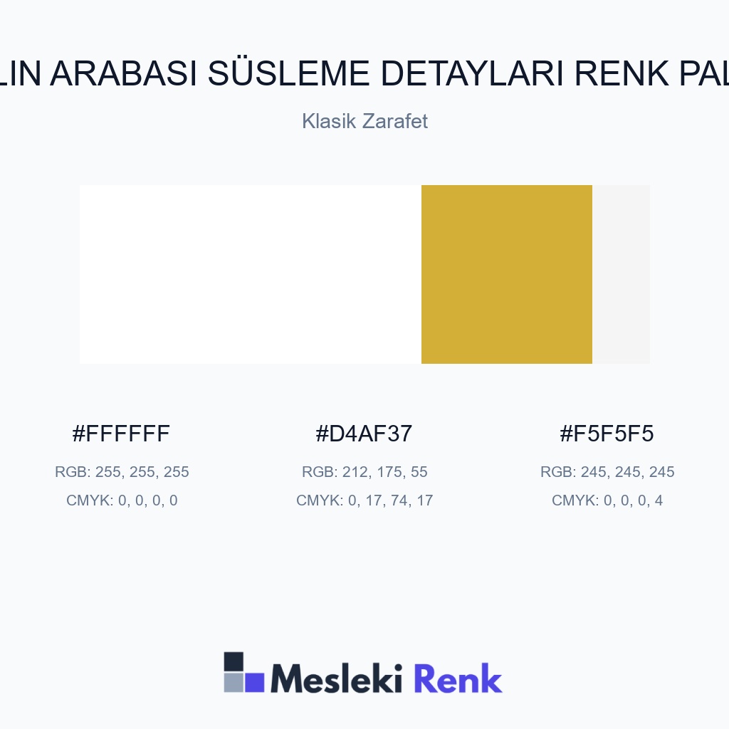 Gelin Arabası Süsleme Detayları Klasik Zarafet Renk Paleti