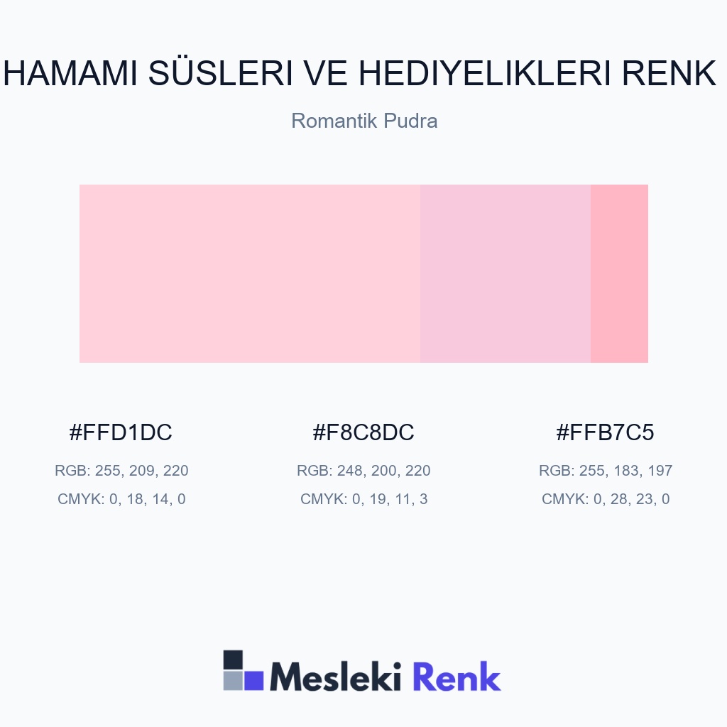 Gelin Hamamı Süsleri ve Hediyelikleri Romantik Pudra Renk Paleti