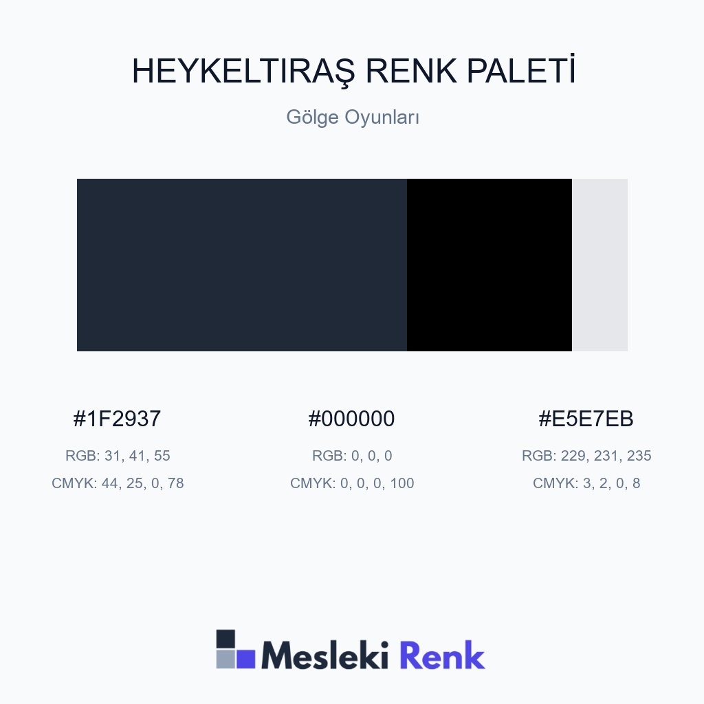 Heykeltıraş Gölge Oyunları Renk Paleti