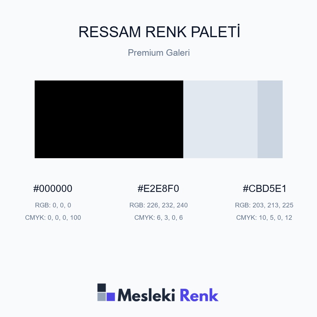 Ressam Premium Galeri Renk Paleti