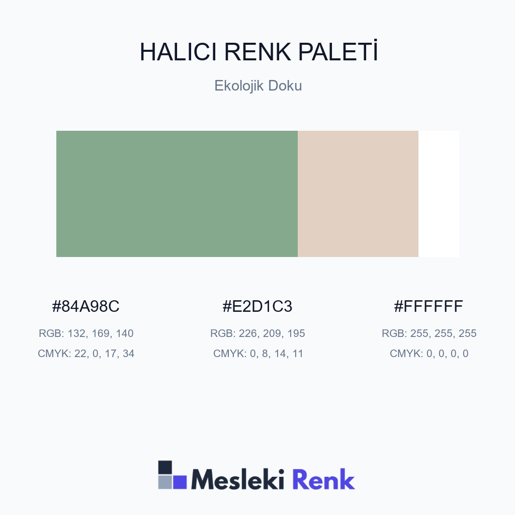 Halıcı Ekolojik Doku Renk Paleti