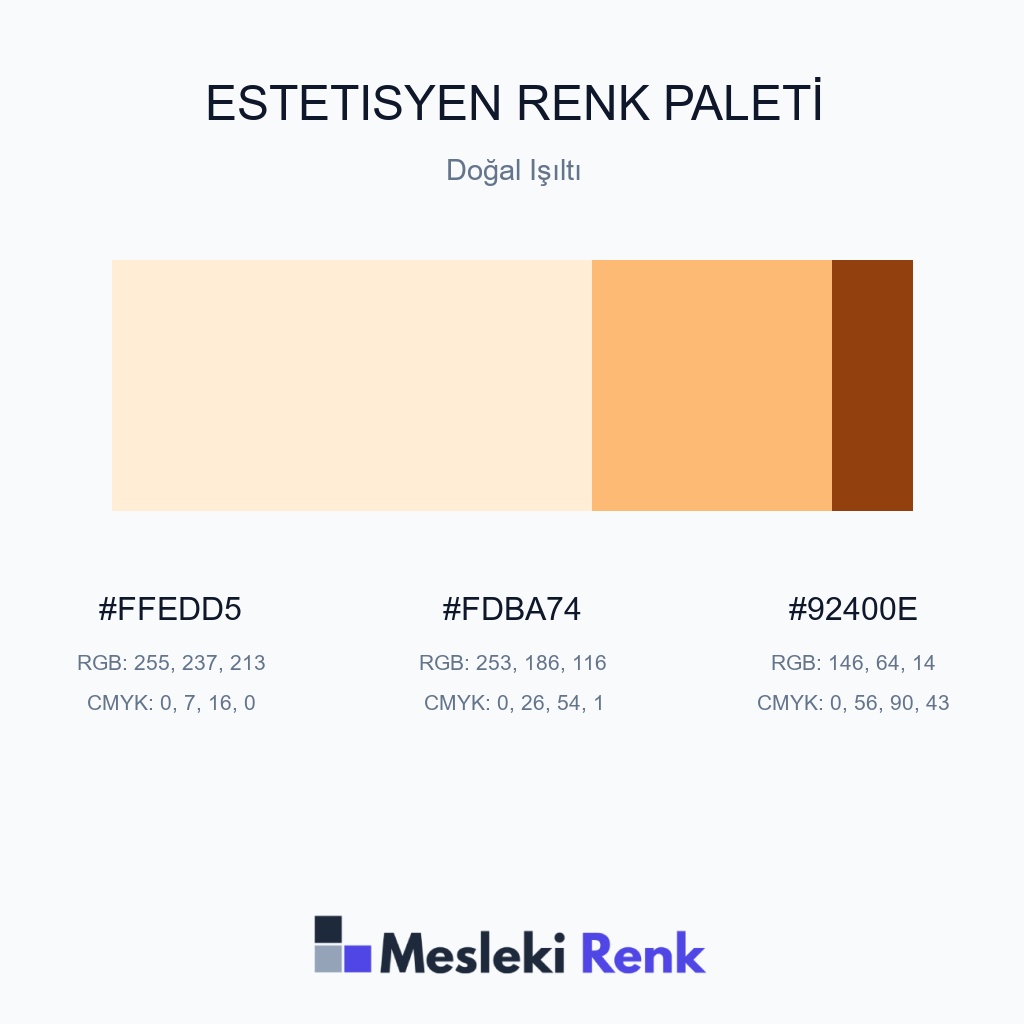 Estetisyen Doğal Işıltı Renk Paleti