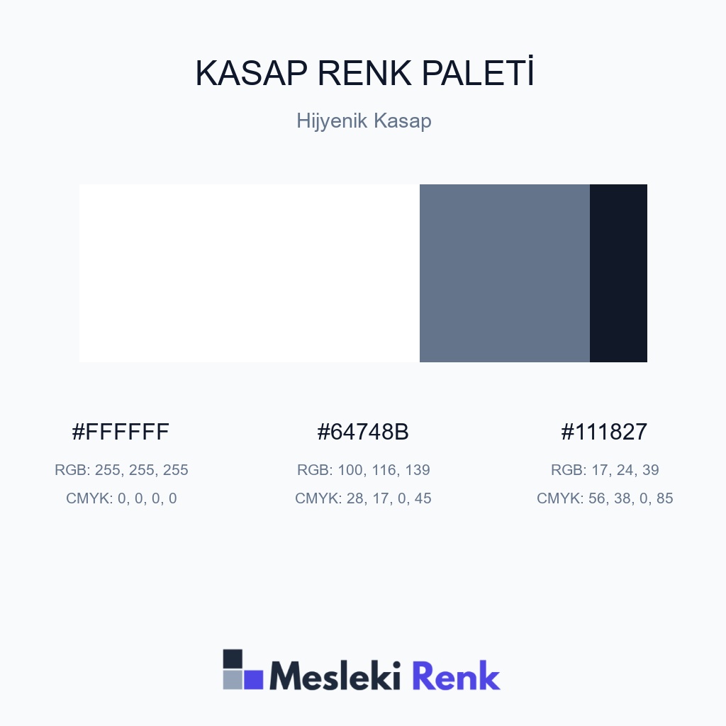 Kasap Hijyenik Kasap Renk Paleti
