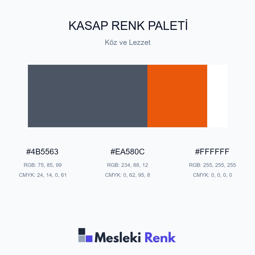 Kasap Köz ve Lezzet Renk Paleti