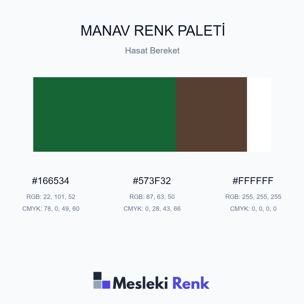 Manav Hasat Bereket Renk Paleti