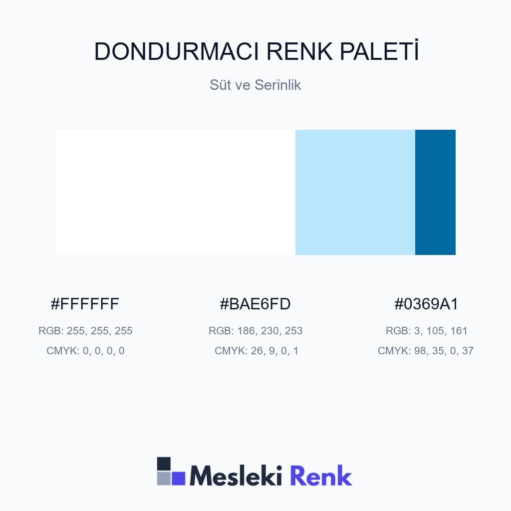 Dondurmacı Süt ve Serinlik Renk Paleti