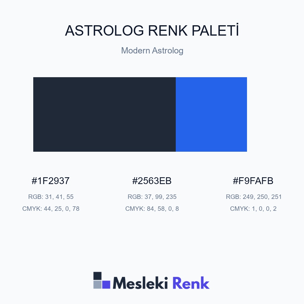 Astrolog Modern Astrolog Renk Paleti
