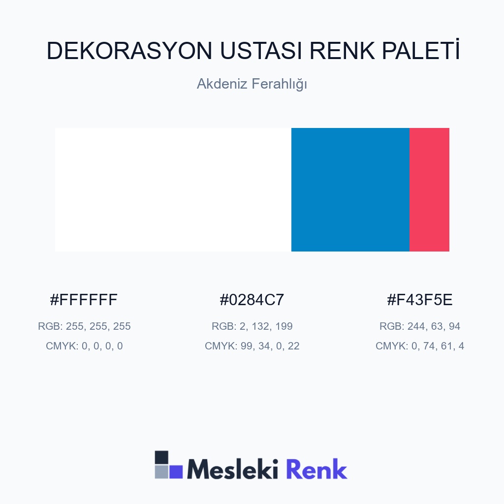 Dekorasyon Ustası Akdeniz Ferahlığı Renk Paleti