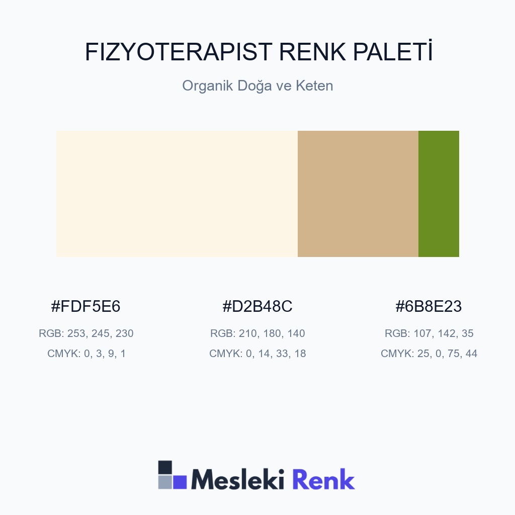Fizyoterapist Organik Doğa ve Keten Renk Paleti