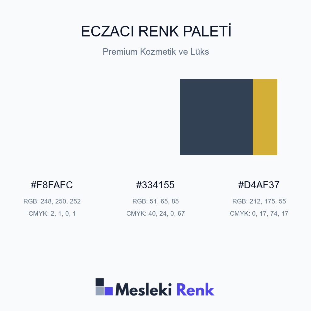 Eczacı Premium Kozmetik ve Lüks Renk Paleti