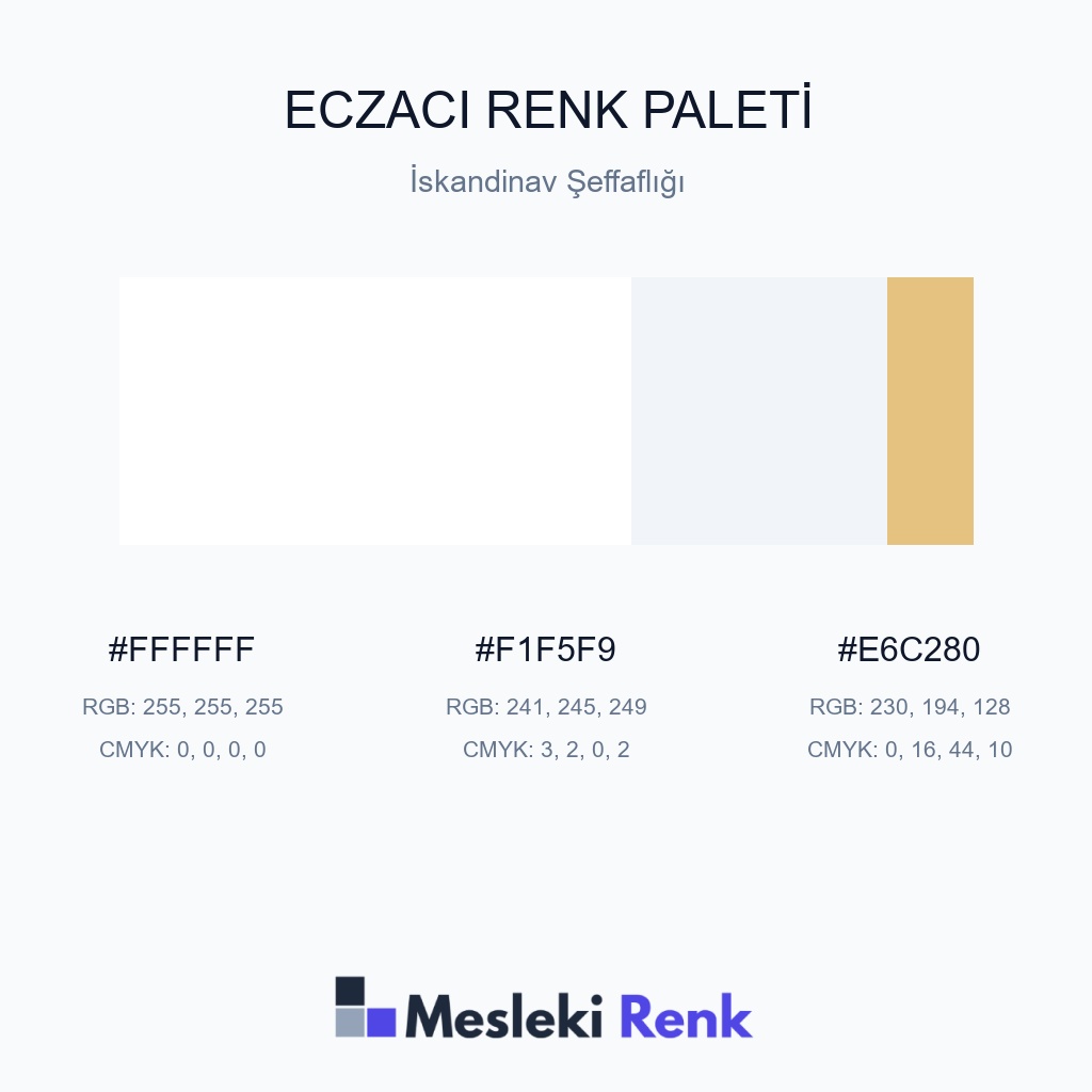 Eczacı İskandinav Şeffaflığı Renk Paleti
