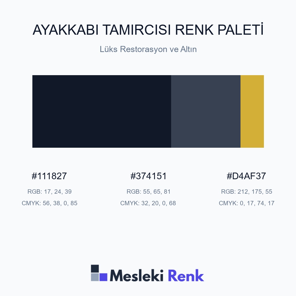 Ayakkabı Tamircisi Lüks Restorasyon ve Altın Renk Paleti