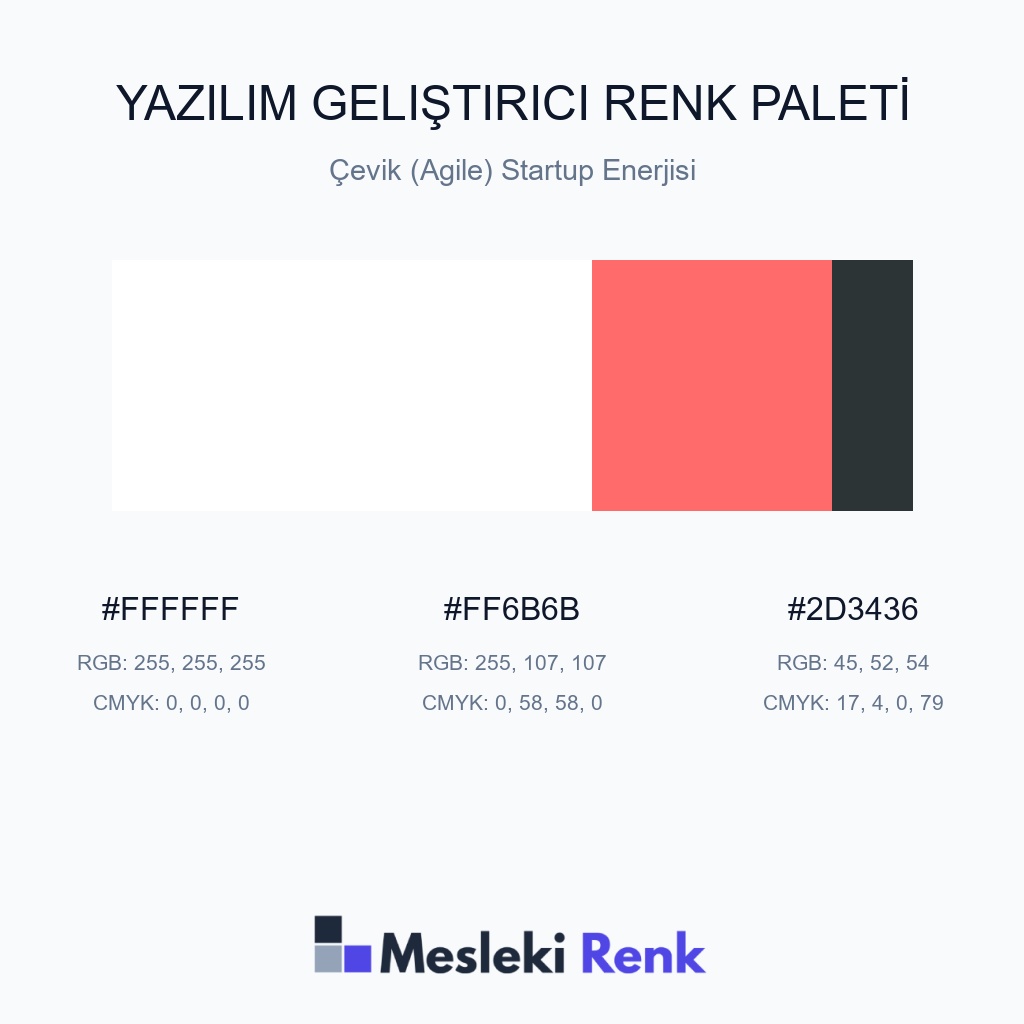 Yazılım Geliştirici Çevik (Agile) Startup Enerjisi Renk Paleti