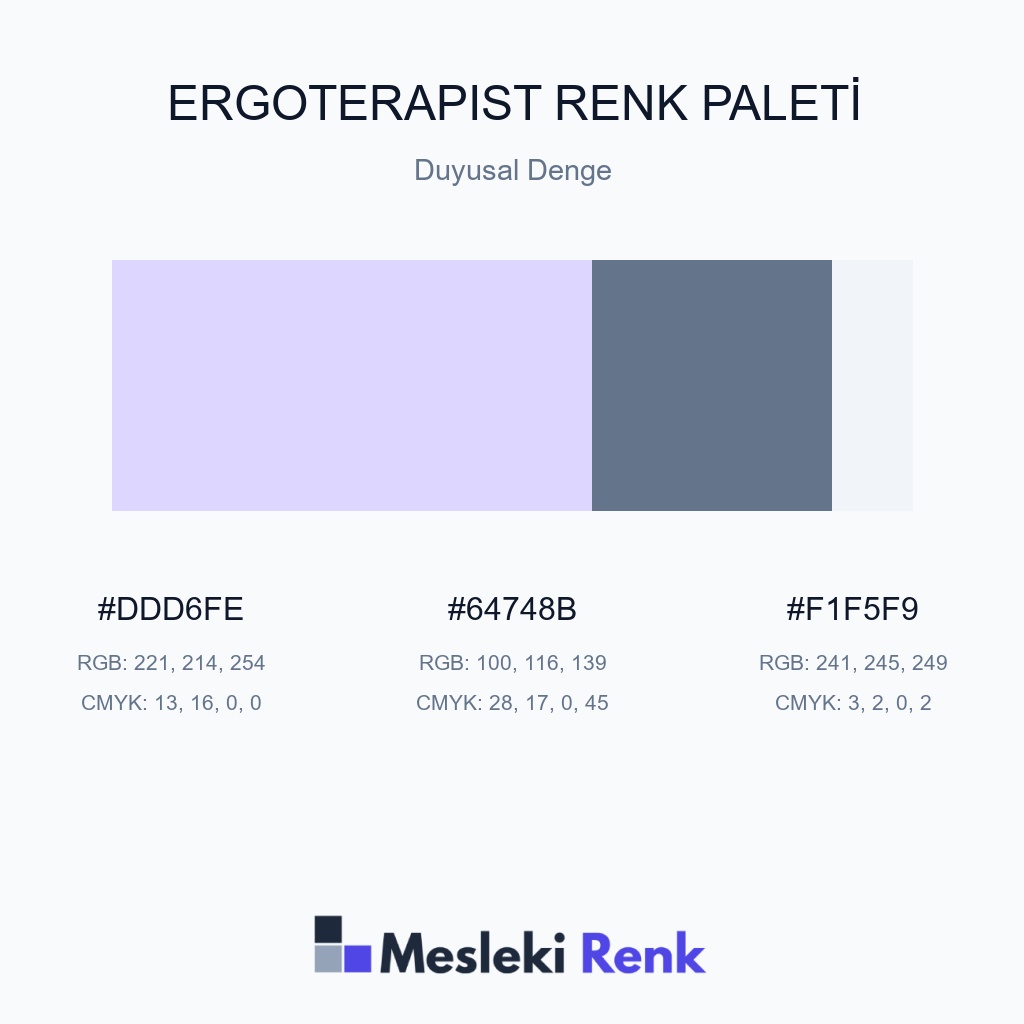 Ergoterapist Duyusal Denge Renk Paleti