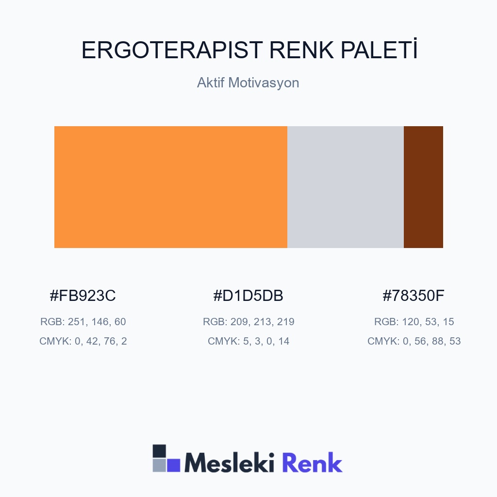 Ergoterapist Aktif Motivasyon Renk Paleti