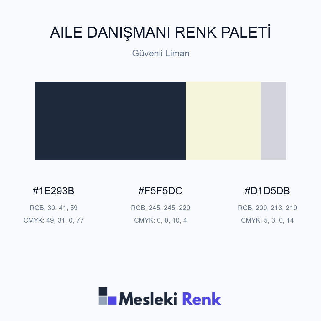 Aile Danışmanı Güvenli Liman Renk Paleti