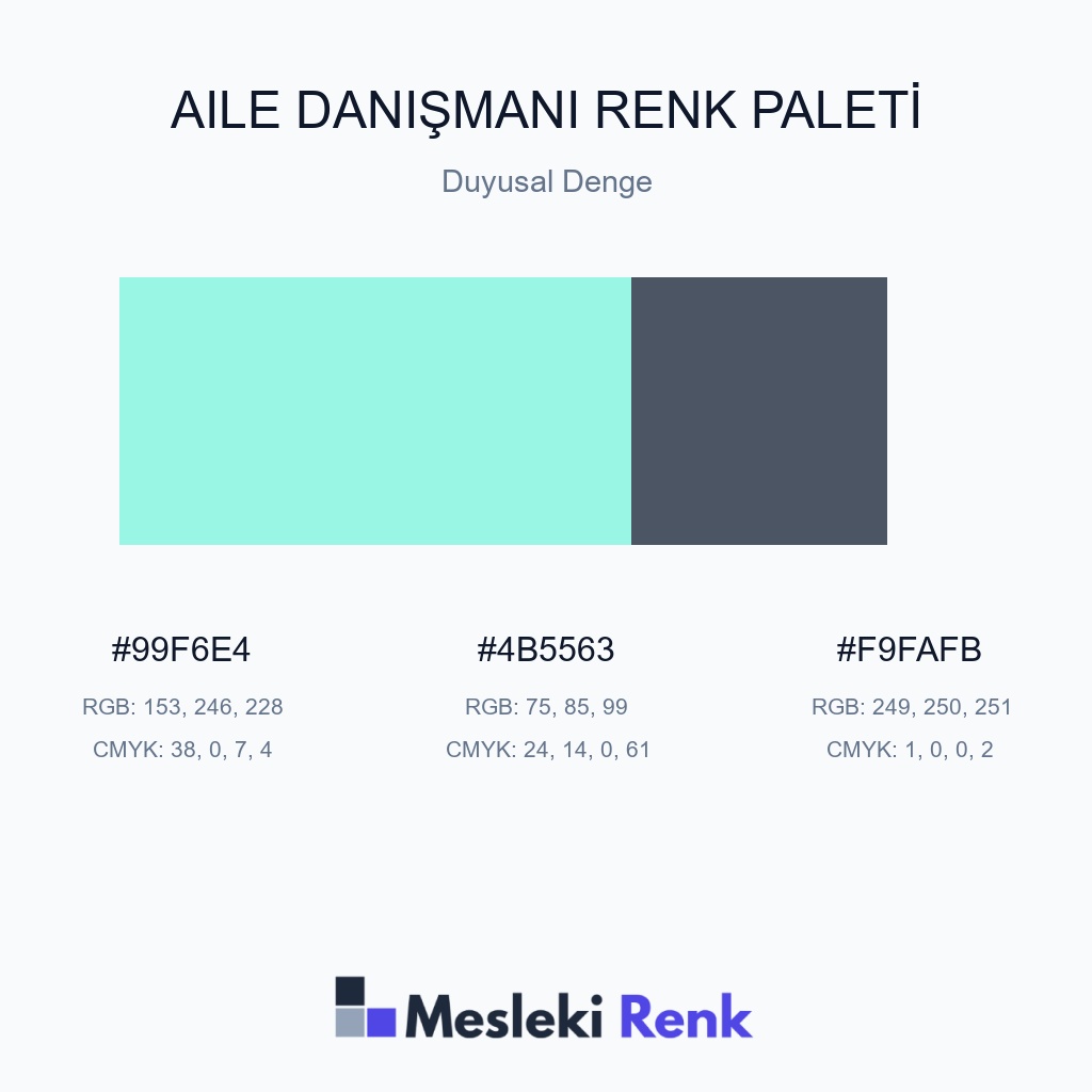 Aile Danışmanı Duyusal Denge Renk Paleti