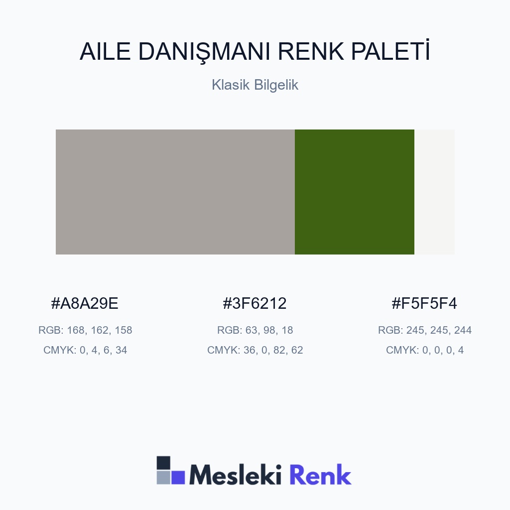 Aile Danışmanı Klasik Bilgelik Renk Paleti