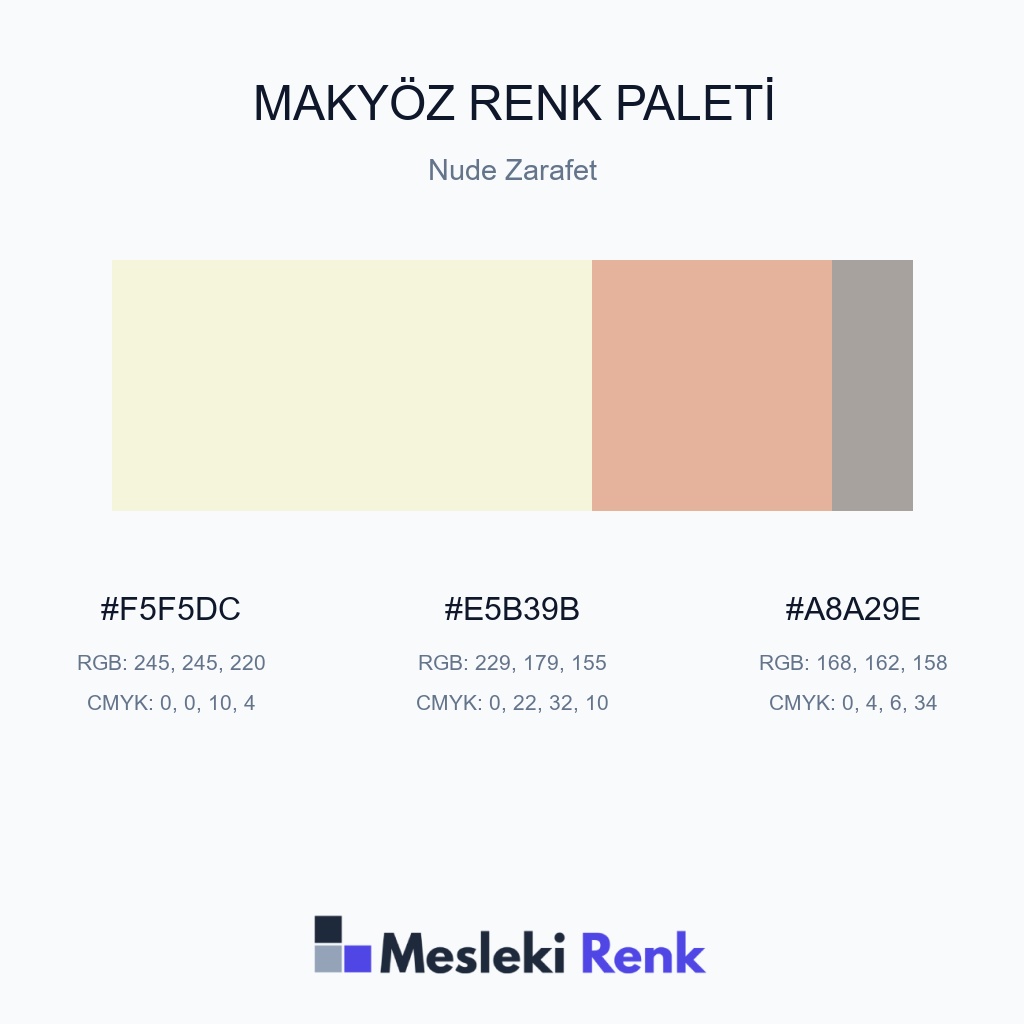 Makyöz Nude Zarafet Renk Paleti
