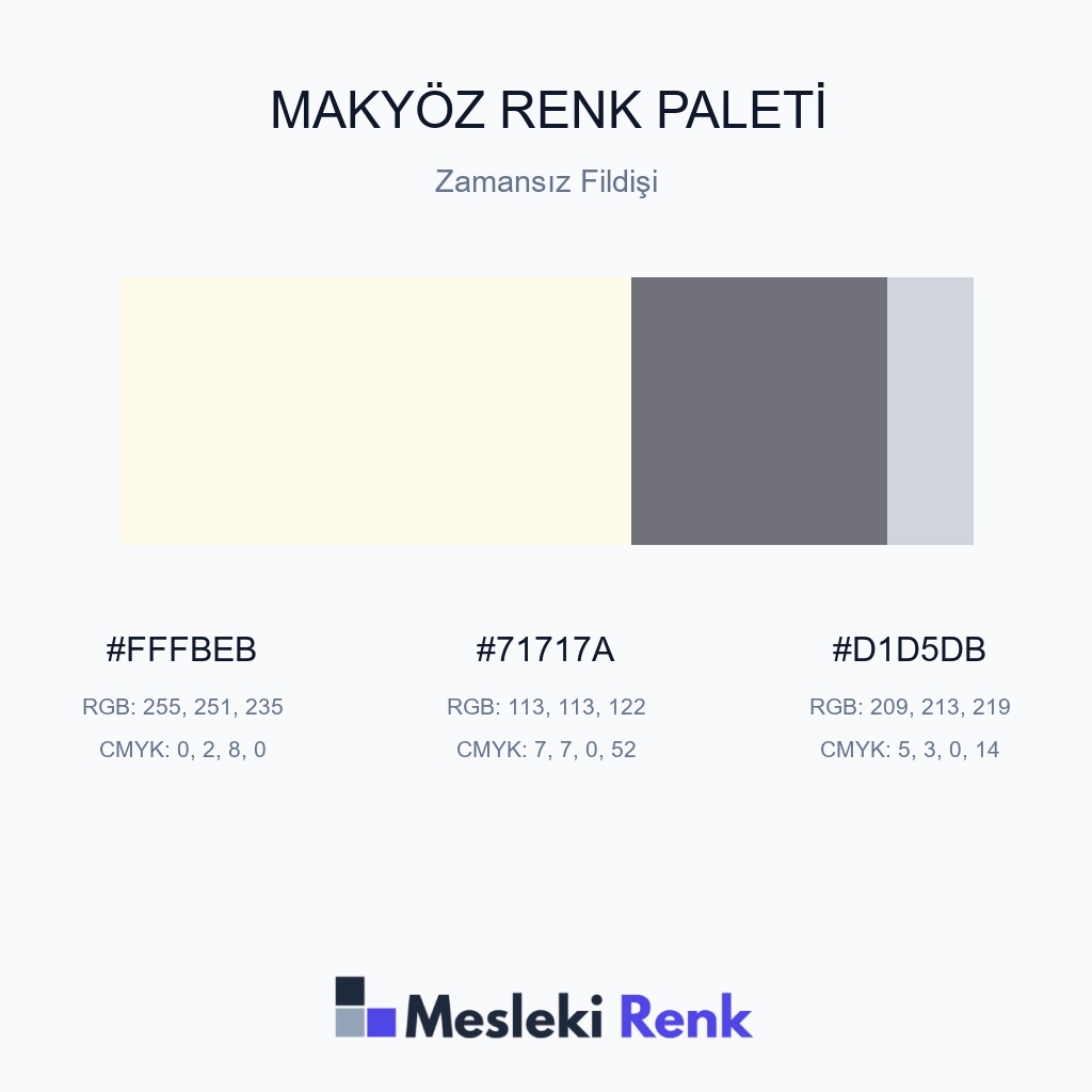 Makyöz Zamansız Fildişi Renk Paleti
