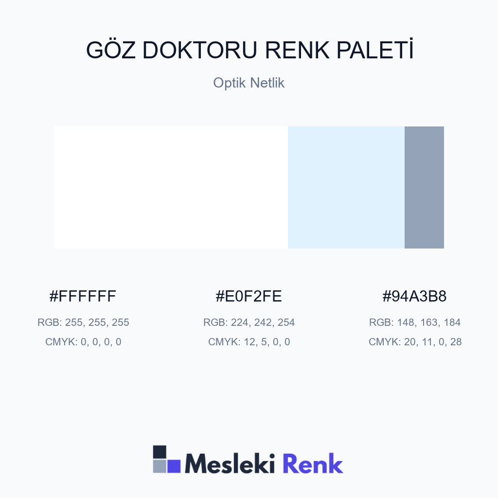 Göz Doktoru Optik Netlik Renk Paleti