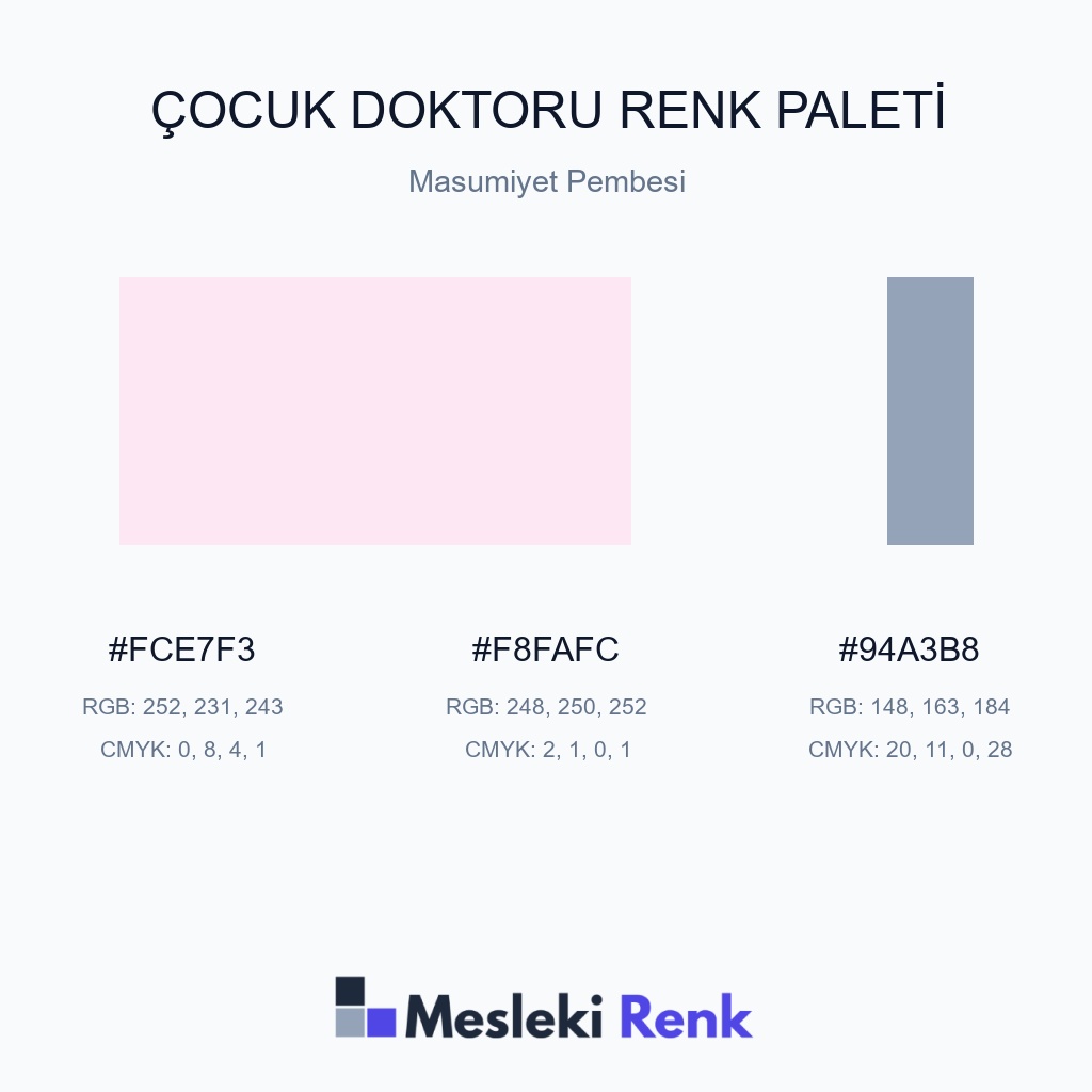 Çocuk Doktoru Masumiyet Pembesi Renk Paleti