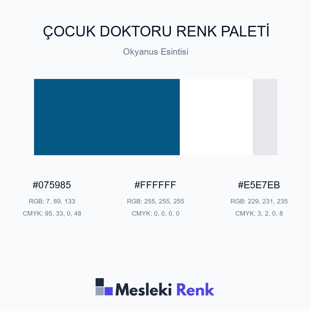 Çocuk Doktoru Okyanus Esintisi Renk Paleti